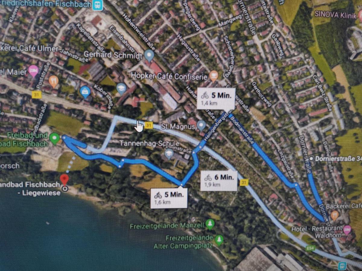 Seeblick Ferienwohnung Bodensee Friedrichshafen Eksteriør billede